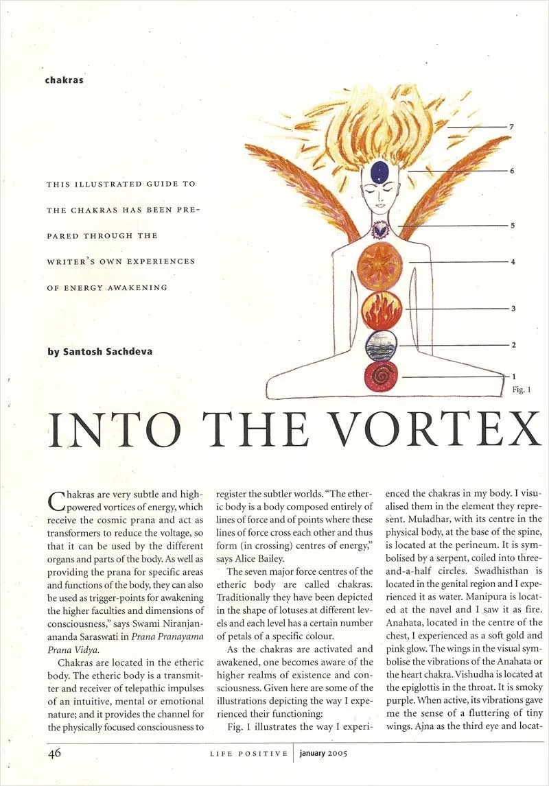 Life Positive, January 2005 — Into The Vortex