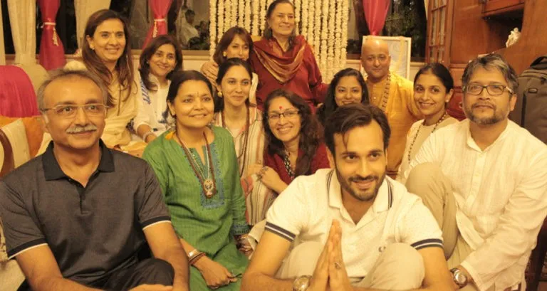 With Rohit Arya's group of students