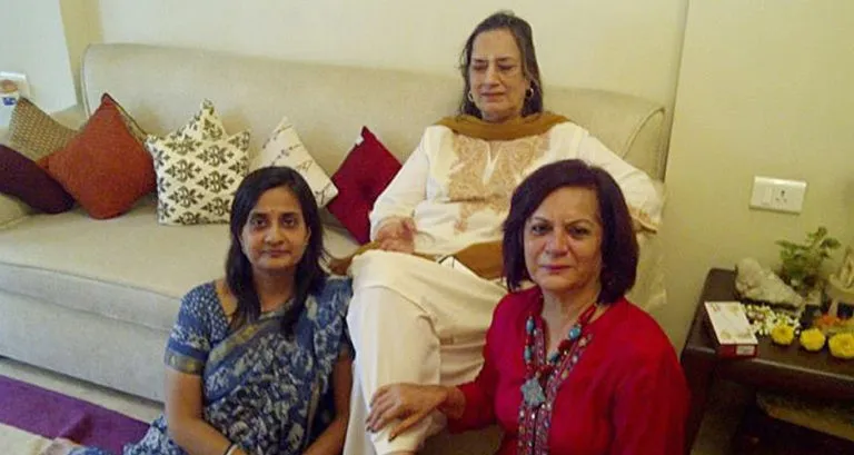 With two aspirants on the spiritual path